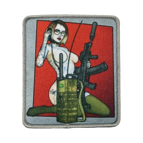 Sexy Schönheit Patches Klett Militär Patch Taktisch Moral Hook Patch Aufnäher mit Klettverschluss für DIY Uniform, Rucksäcke, taktische Westen, Militäruniformen (0805) von Viusneun