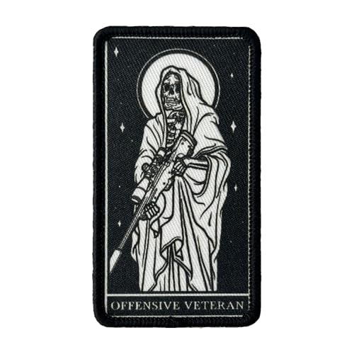 Skelett mit Pistole MilitäR Patches Taktische Moral Drucken Applikationen für DIY Uniform, Rucksäcke, taktische Westen, Hook and Loop Aufnäher mit Klettverschluss von Viusneun