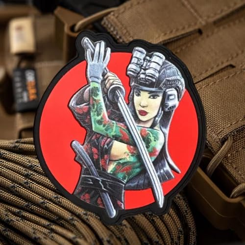 Tactical Girl Morale Patch - PVC Tactical Patch für Militärausrüstung, Rucksäcke, Operator Baseball Caps, Plattenträger & Westen - Morale Patches von Viusneun