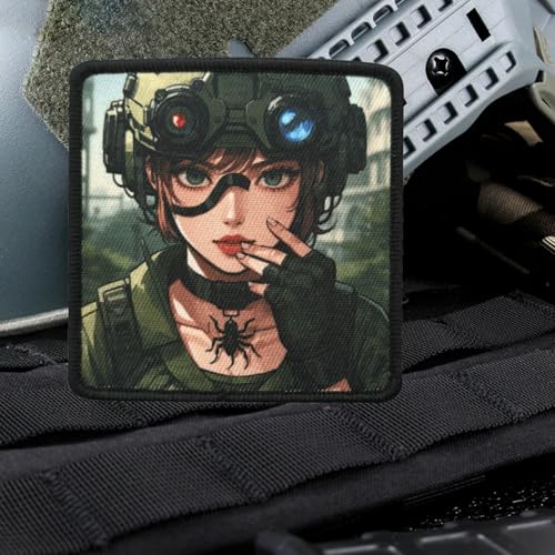 Tätowierter Pretty Soldier Klett Patch Taktische Moral Militär Aufnäher Hook Patches Für DIY Taktische Kleidung Rucksäcke Jacken Uniform von Viusneun
