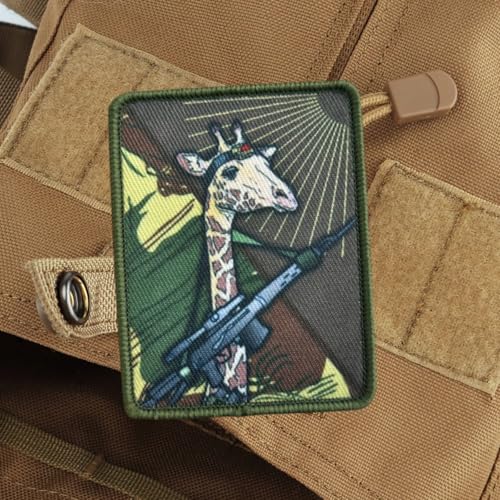 Taktische Giraffe Patches Klett Drucken Lustige Militär Morale Aufnäher Mit Klettverschluss Für DIY Kleidung Rucksack Baseballkappe Uniform Taktische Giraffe Patches Klett Drucken Lustige Militär Morale Aufnäher Mit Klettverschluss Für DIY Kleidung Rucksack Baseballkappe Uniform von Viusneun