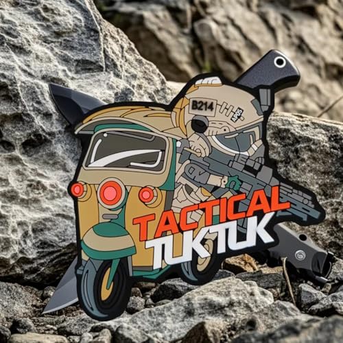 Taktischer Tuktuk-Patch, lustiger Meme-PVC-Aufnäher, taktischer Militäraufnäher mit Hakenverschluss, Zubehör für Rucksäcke, Westen, Jacken, Jeans, Hüte, Brust Taktischer Tuktuk-Patch, lustiger Meme-PVC-Aufnäher, taktischer Militäraufnäher mit Hakenverschluss, Zubehör für Rucksäcke, Westen, Jacken, Jeans, Hüte, Brust von Viusneun