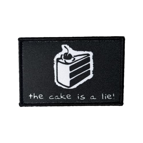 The Cake is a Lie Portal Funny Moral Patch - Taktischer Patch für Militärausrüstung, Rucksäcke, Operator Baseball Caps, Plattenträger & Westen - Morale Patches The Cake is a Lie Portal Funny Moral Patch - Taktischer Patch für Militärausrüstung, Rucksäcke, Operator Baseball Caps, Plattenträger & Westen - Morale Patches von Viusneun