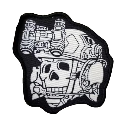 Totenkopf-Aufnäher, taktischer Moralaufnäher, Toten Operator Meme, Druck, Klettverschluss, dekoratives Abzeichen zum Aufnähen für Kleidung, Kleid, Hut, Rucksäcke Totenkopf-Aufnäher, taktischer Moralaufnäher, Toten Operator Meme, Druck, Klettverschluss, dekoratives Abzeichen zum Aufnähen für Kleidung, Kleid, Hut, Rucksäcke von Viusneun