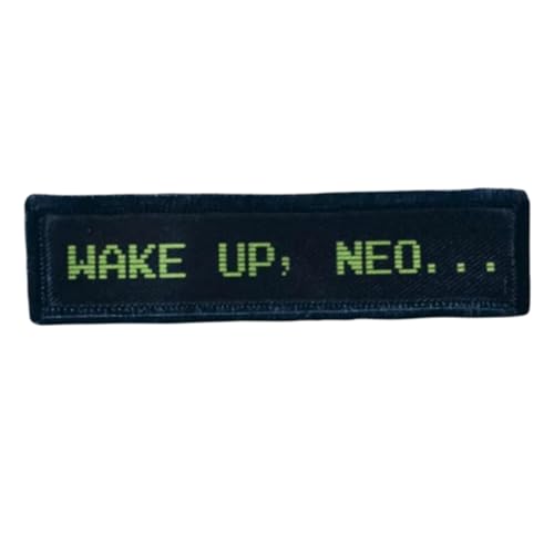 Wake Up Patch - Lustige Meme Patches, Militär Taktischer Moral Patch mit Klettverschluss Patches für Rucksäcke, Militäruniformen, Jeans, Jacken, Westen, Hüte & mehr von Viusneun