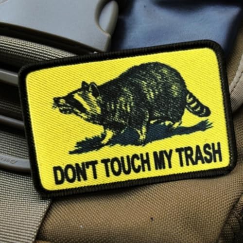 Waschbär-Aufnäher, niedliche Klettverschluss-Aufnäher, lustige Tier-Applikationen für Militärausrüstung, Rucksäcke, Trucker-Hüte, Lunch-Taschen, Westen, Jacken - Moral Patches (CUSTOM-0539) von Viusneun