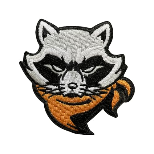 Waschbär-Stickerei-Aufnäher, Tiermoral, taktischer Aufnäher, Klettabzeichen zum Aufnähen für Kleidung, Kleid, Hut, Rucksäcke Waschbär-Stickerei-Aufnäher, Tiermoral, taktischer Aufnäher, Klettabzeichen zum Aufnähen für Kleidung, Kleid, Hut, Rucksäcke von Viusneun