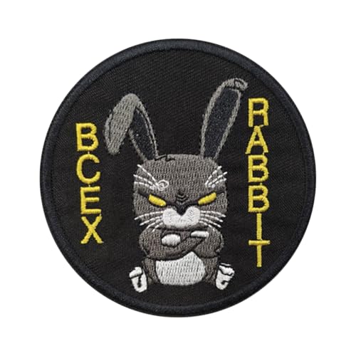 Wilde Kaninchen Taktische Klett Patches, Stickerei Morale Hook Aufnäher Applikation Für DIY Kleidung Rucksack Baseballkappe Uniform Wilde Kaninchen Taktische Klett Patches, Stickerei Morale Hook Aufnäher Applikation Für DIY Kleidung Rucksack Baseballkappe Uniform von Viusneun