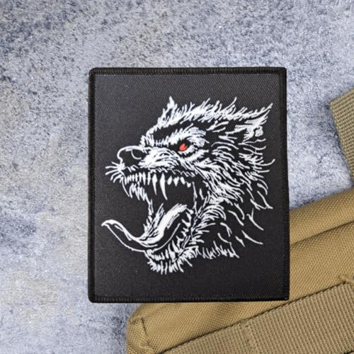 Wilde Wölf Militär Patch, Taktisches Bügelbild Klettverschluss, Taktische Moral Aufnäher Für Kleidung Rucksack Uniform Westen Wilde Wölf Militär Patch, Taktisches Bügelbild Klettverschluss, Taktische Moral Aufnäher Für Kleidung Rucksack Uniform Westen von Viusneun