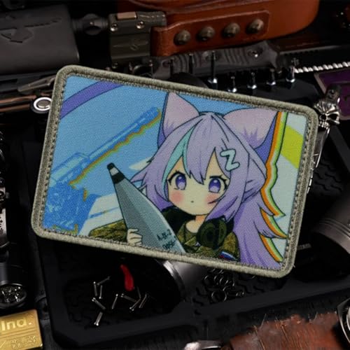 Z Letter Anime Girl Morale Patch - Taktisches Patch Emblem für Militärausrüstung, Rucksäcke, Operator Baseball Caps, Plattenträger & Westen - Morale Patches von Viusneun
