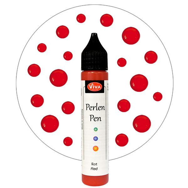 Perlen-Pen, Rot, 28ml von Viva Decor GmbH