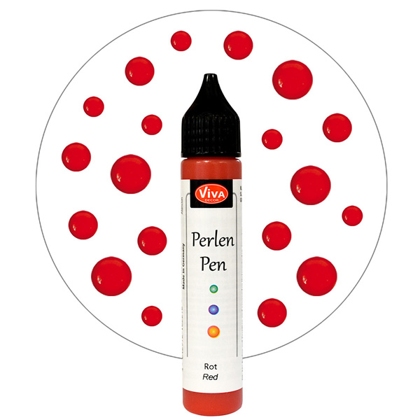Perlen-Pen, Rot, 28ml Perlen-Pen, Rot, 28ml von Viva Decor GmbH