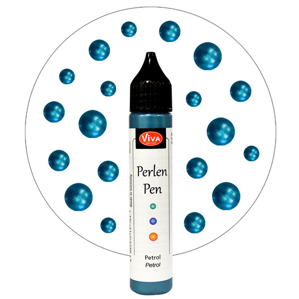Perlen-Pen , Petrol, 28ml von Viva Decor GmbH