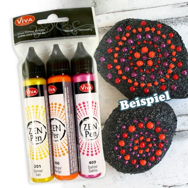 Zen Pen SOMMERWÄRME, Perlen-Pens für Pappe, Holz etc. im 3er Set Zen Pen SOMMERWÄRME, Perlen-Pens für Pappe, Holz etc. im 3er Set von Viva Decor GmbH