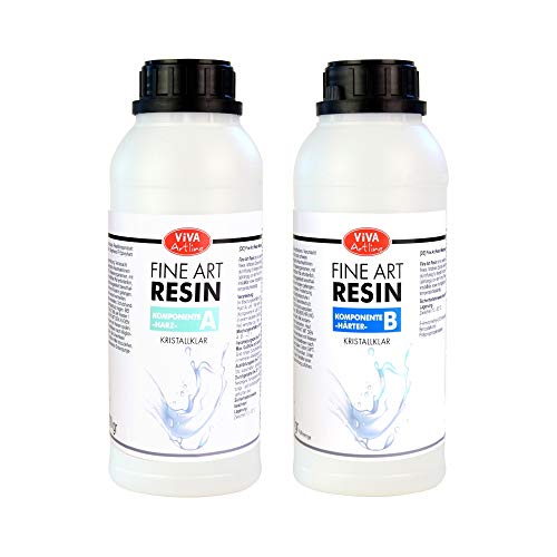 Viva Decor Fine Art Resin (180 g) UV-beständiges Epoxidharz. Ideal für Schmuckherstellung & Modellbau von Viva Decor