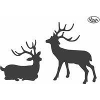 Schablone "Hirsche" von Viva Decor
