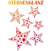 Schablone "Sternenglanz" von Durchsichtig