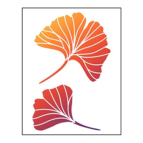 Universal-Schablone A4 - Gingko - von Viva Decor