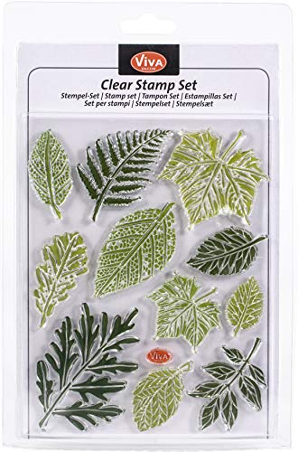 Viva Decor Transparentes Stempel-Set mit Blättern von Viva Decor