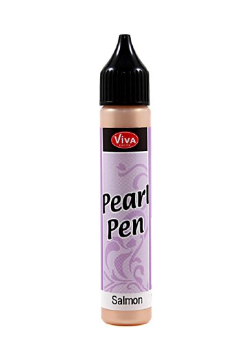 Viva Decor Pearl Pen 25 ml Lachs, Perle, Lachsfarben von Viva Decor