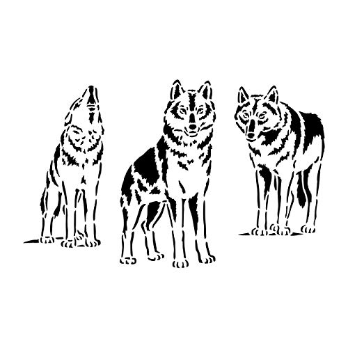 Viva Decor, Wolfsrudel Universal Schablone A4 Viva Decor, Wolfsrudel Universal Schablone A4 von Viva Decor