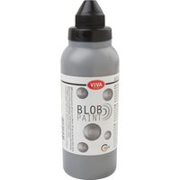 Viva Decor Blob Paint, 280 ml, Metallic/Glitter - Stahl-Metallic von Grau