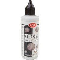 Viva Decor Blob Paint, 90 ml, Metallic/Glitter - Silber-Glitter von Silber