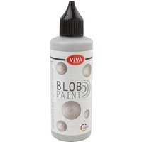Viva Decor Blob Paint, 90 ml, Metallic/Glitter - Silber-Metallic von Silber