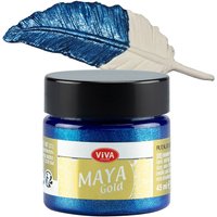 Viva Decor Maya Gold, 45ml - Blau von Blau