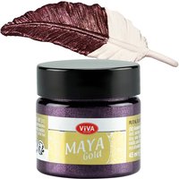 Viva Decor Maya Gold, 45ml - Bordeaux von Rot