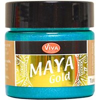 Viva Decor Maya Gold, 45ml - Eisblau von Blau