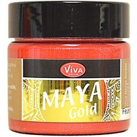 Viva Decor Maya Gold, 45ml - Feuerrot von Rot