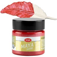 Viva Decor Maya Gold, 45ml - Feuerrot von Rot