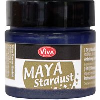 Viva Decor Maya Stardust - Nachtblau von Blau