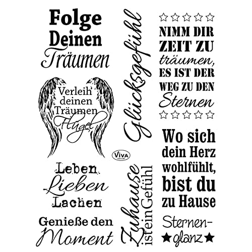 Viva Decor - Silikonstempel -Sprüche II - 400314300 Viva Decor - Silikonstempel -Sprüche II - 400314300 von Viva Decor