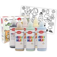 Viva KIDS Window Color-Set "Nordic Friends" von Multi