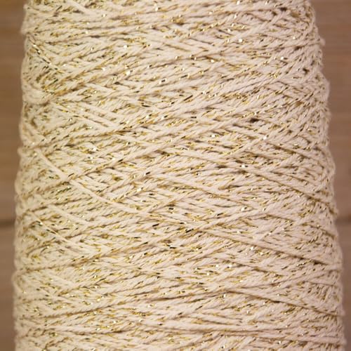 Vivant Kordel Cotton Lurex Twist Cord 300mx2mm. Baumwolle mit Lurex-Akzenten Bastelschnur Dekoration DIY Kunstgewerbe und Deko Ideal zum Handarbeiten, Geschenke Verpacken an Weihnachten crème Vivant Kordel Cotton Lurex Twist Cord 300mx2mm. Baumwolle mit Lurex-Akzenten Bastelschnur Dekoration DIY Kunstgewerbe und Deko Ideal zum Handarbeiten, Geschenke Verpacken an Weihnachten crème von Vivant