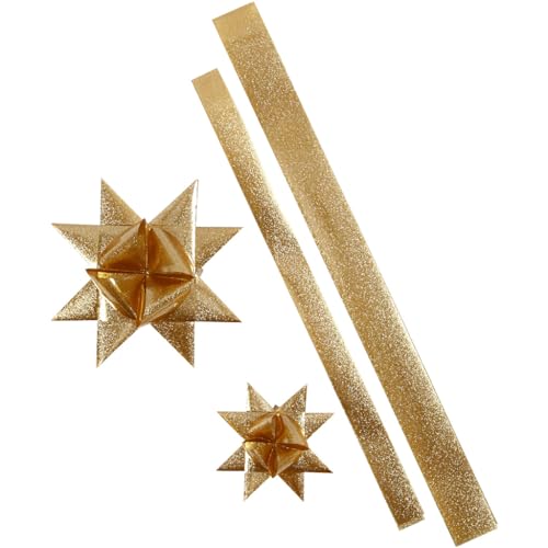 Sternstreifen B: 25+40 mm D: 11,5+18,5 cm Gold Glitter Outdoor 16 Stück Sternstreifen B: 25+40 mm D: 11,5+18,5 cm Gold Glitter Outdoor 16 Stück von Vivi Gade Design