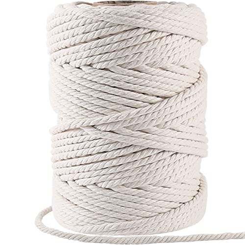 Vivifying 50M 6 mm Makramee Garn, Starke Baumwolle 6mm Makramee Kordel für DIY Basteln, Geschenke Vivifying 50M 6 mm Makramee Garn, Starke Baumwolle 6mm Makramee Kordel für DIY Basteln, Geschenke von Vivifying