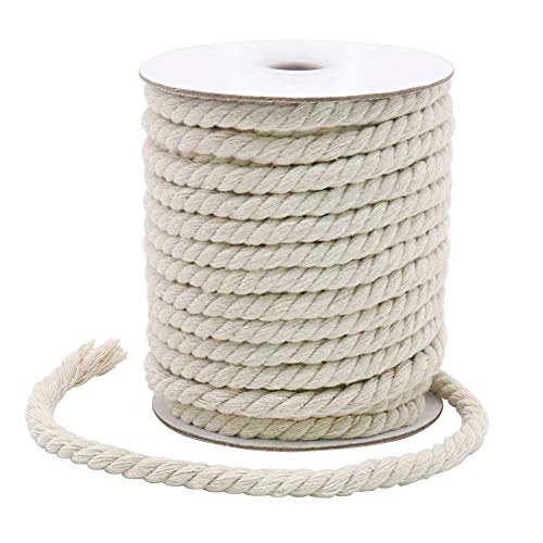 Vivifying Makramee Garn, 18M 8mm Starke Baumwolle 8mm Makramee Kordel für DIY Basteln, Geschenke Vivifying Makramee Garn, 18M 8mm Starke Baumwolle 8mm Makramee Kordel für DIY Basteln, Geschenke von Vivifying