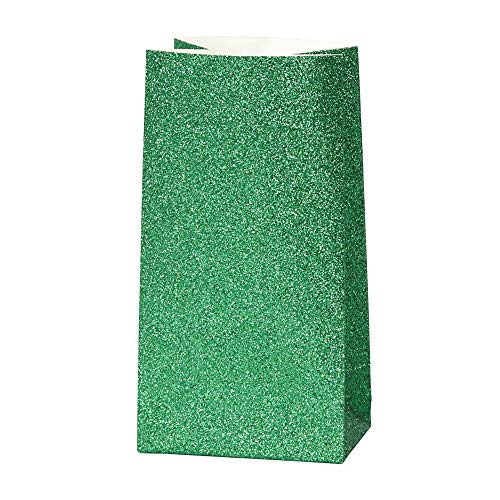 Vivigade 8 Papiertüten GRÜN Glitzertüten H 17cm - 6 x 9cm Geschenktüte Kinderge Adventskalender DIY Vivigade 8 Papiertüten GRÜN Glitzertüten H 17cm - 6 x 9cm Geschenktüte Kinderge Adventskalender DIY von Vivigade