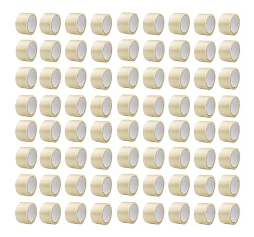 Vivopack Paketklebeband transparent 72 Stück Paketband, Starkes Klebeband transparent, Klebeband Paket, Paketband transparent, Klebebänder Tape Versand, Packetband, Packband transparent von Vivopack