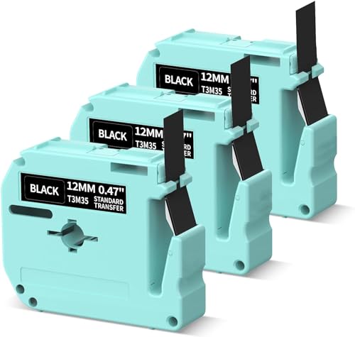 Vixic 3-Pack Kompatibel für Brother MK tape 12mm x 8m Weiß auf Schwarz Schriftbänder Ersatz für M-K231S MK231 MK231S M-K231BZ Etikettenband für Brother PT-90 PT-M95 PT-65 PT-55 PT-70HOT PT-70SP PT-85 von Vixic