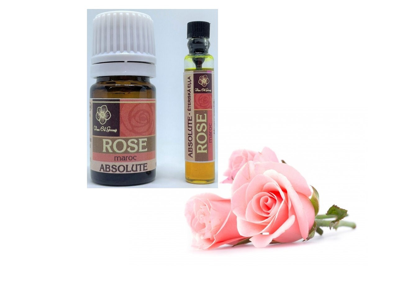 Rose Maroc Absolute Parfümöl | Natürliches Duftöl 100% Natürliches De Mai Rosa Centifolia von VizaOil