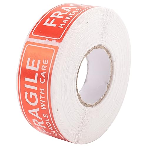 Vjsujehgy 1 Rolle / 500 StüCk Zerbrechliche Aufkleber - Zerbrechlicher mit Pflegeetiketten - zum Umziehen, Versenden, Versenden Vjsujehgy 1 Rolle / 500 StüCk Zerbrechliche Aufkleber - Zerbrechlicher mit Pflegeetiketten - zum Umziehen, Versenden, Versenden von Vjsujehgy