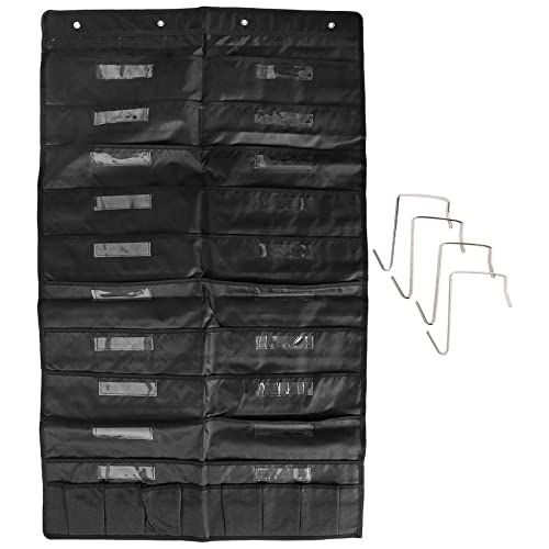 Vjsujehgy 20 Tasche TüR HäNgen Datei Organizer mit Namensschild, Schwarze Wand Aufbewahrungstasche Charts mit 4 KleiderbüGeln, perfekt Klassenzimmer, Schule, zu Hause oder im BüRo Vjsujehgy 20 Tasche TüR HäNgen Datei Organizer mit Namensschild, Schwarze Wand Aufbewahrungstasche Charts mit 4 KleiderbüGeln, perfekt Klassenzimmer, Schule, zu Hause oder im BüRo von Vjsujehgy