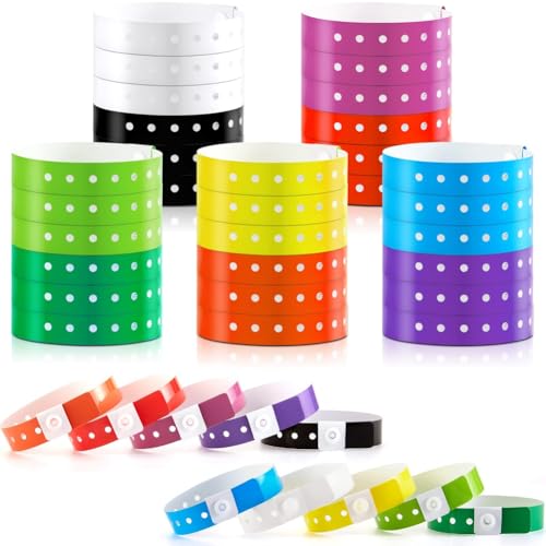 Vjsujehgy 300 Stück Neon-Armbänder Aus Kunststoff, Vinyl-Armbänder, Armbänder, Plastikarmbänder, Party-Armbänder, Mehrfarbig Vjsujehgy 300 Stück Neon-Armbänder Aus Kunststoff, Vinyl-Armbänder, Armbänder, Plastikarmbänder, Party-Armbänder, Mehrfarbig von Vjsujehgy