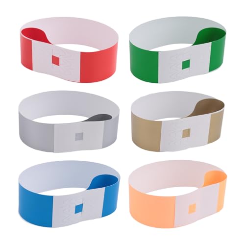 Vjsujehgy 600 STÜCKE Neonfarbene ArmbäNder für Veranstaltungen, Synthetisches Papier, Wasserdichte, Leichte ArmbäNder Zur Identifizierung Von AktivitäTen Vjsujehgy 600 STÜCKE Neonfarbene ArmbäNder für Veranstaltungen, Synthetisches Papier, Wasserdichte, Leichte ArmbäNder Zur Identifizierung Von AktivitäTen von Vjsujehgy