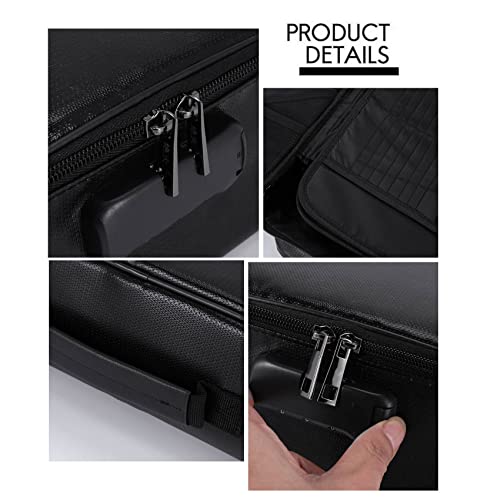 Vjsujehgy Feuerfeste Dokumenten Speicher Tasche, Trage Tasche, Mehr Schichtige Tragbare Dokumenten Speicherung, Geeignet für Wichtige Dokumente von Vjsujehgy