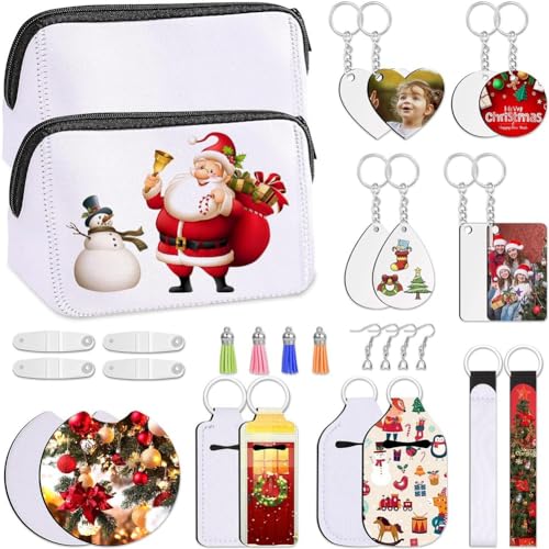 Vjsujehgy Sublimationsrohling-Produktset, Sublimations-Starterkit, für Sublimationstransfer, Wärmeübertragung, Wärmeübertragungsdruck, Langlebig, Einfach zu Verwenden von Vjsujehgy